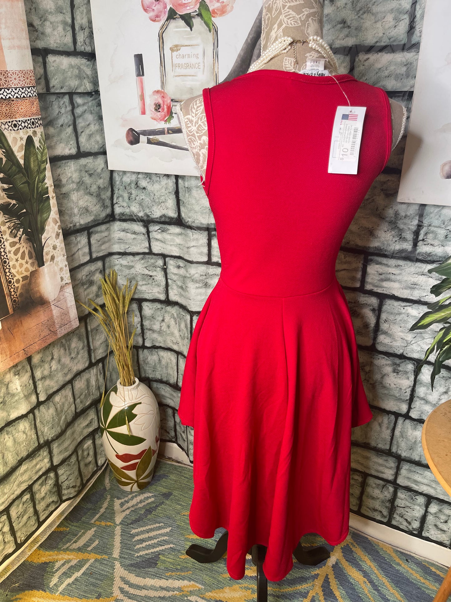 NEW Molly & Erica Red Blouse Women sz Medium