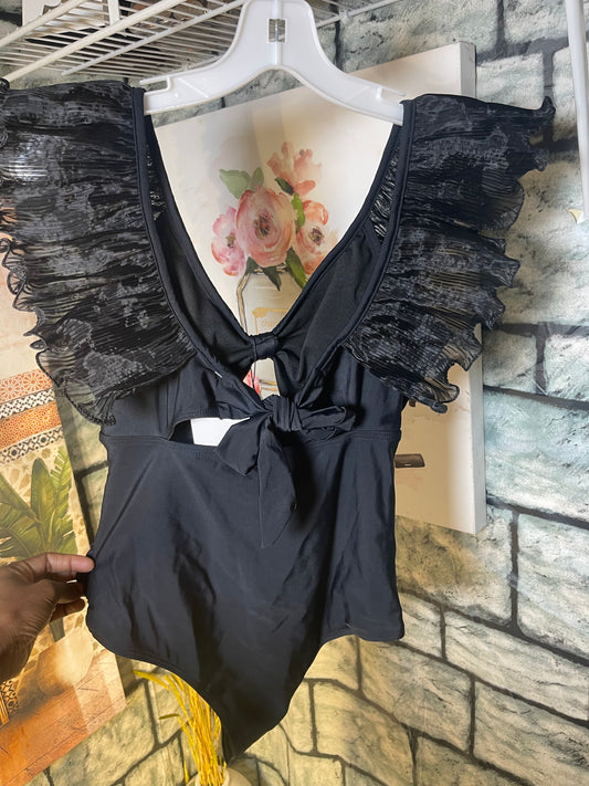 NEW Sporlike Black Swimsuit Women sz Small