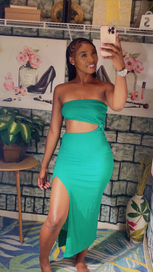 Shein Green Dress Women sz Small