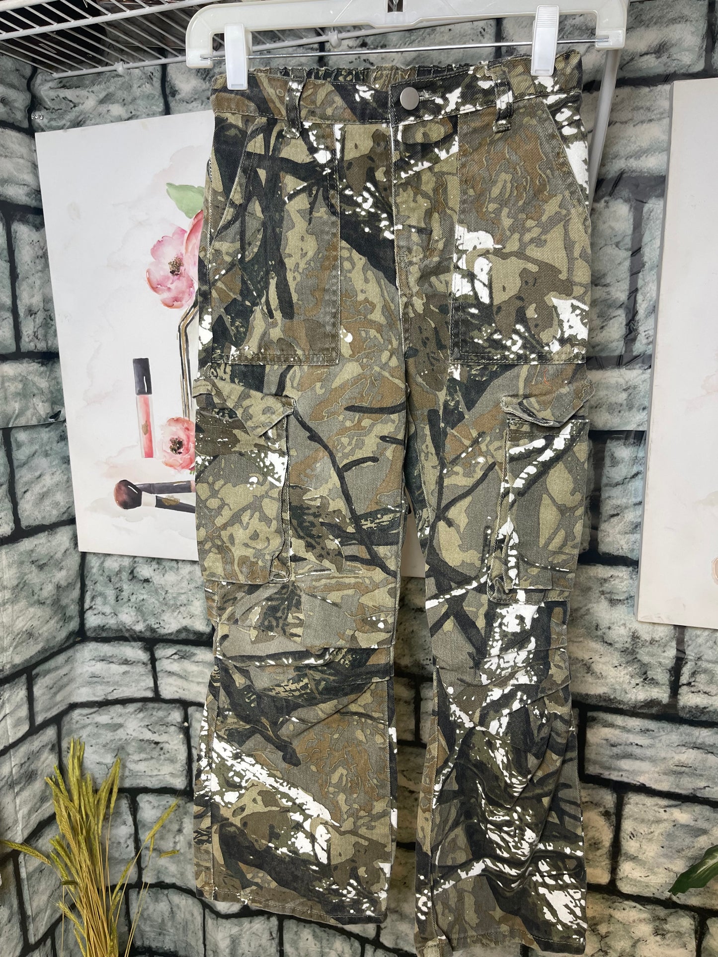 Shein Camo Denim Pants Boys sz 10