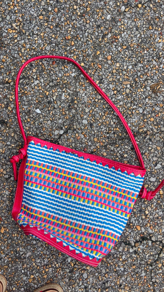 Red Print Handbag