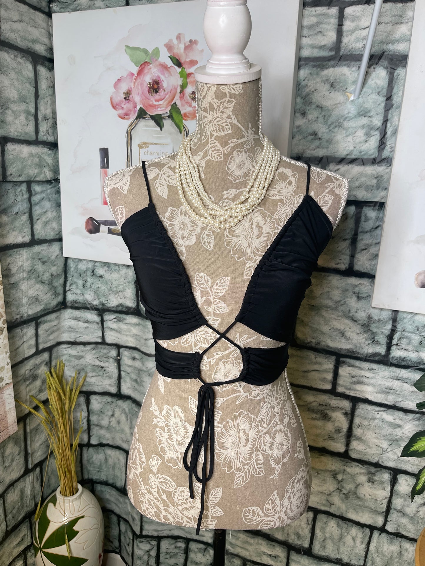 Sabora Black Top Women sz Small