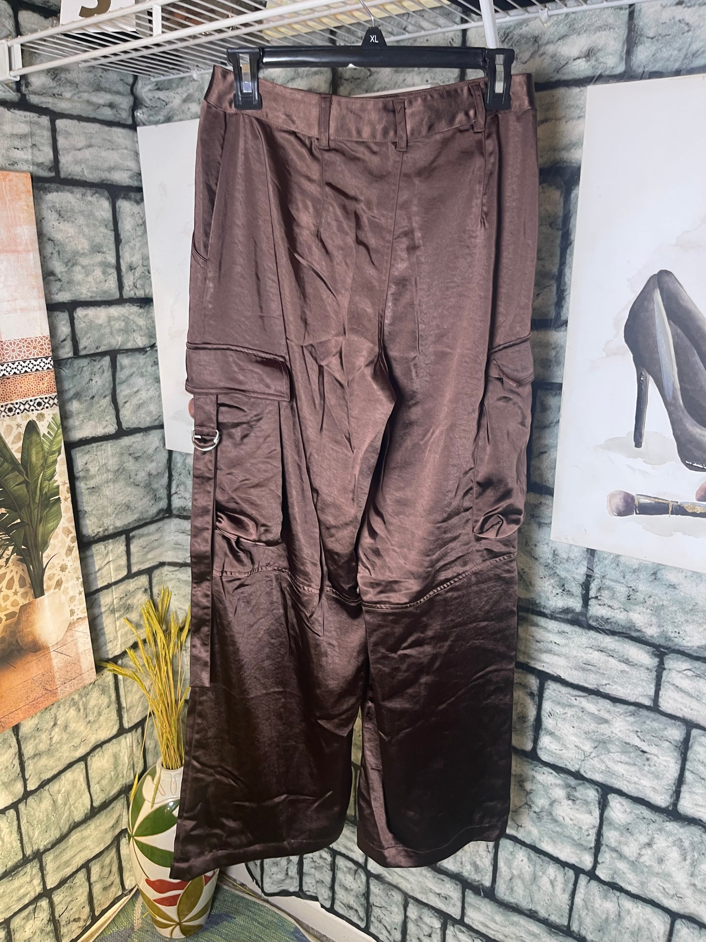GB Brown Cargo Pants Women sz Small