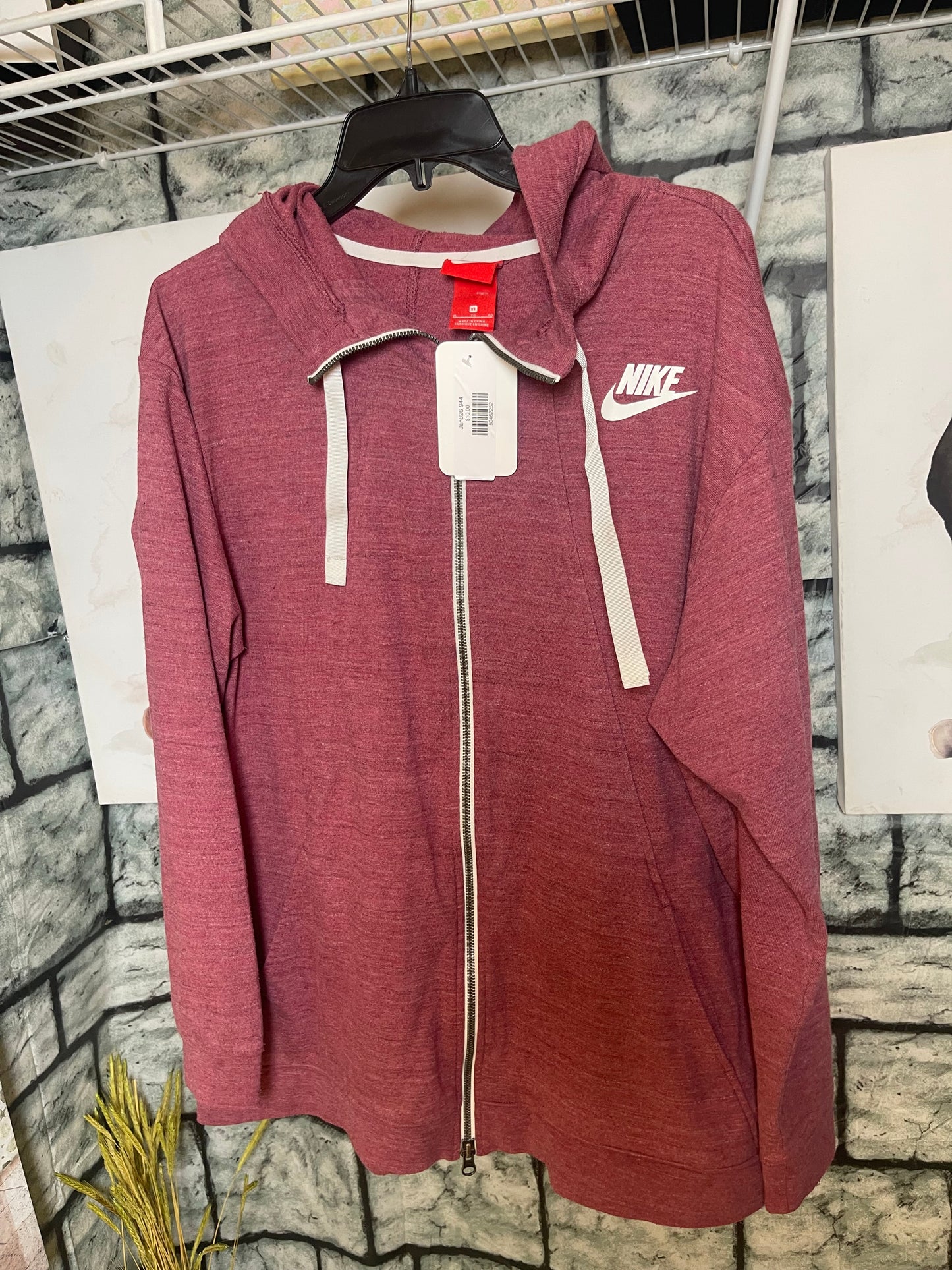 Nike Jacket Burgundy Men sz XL