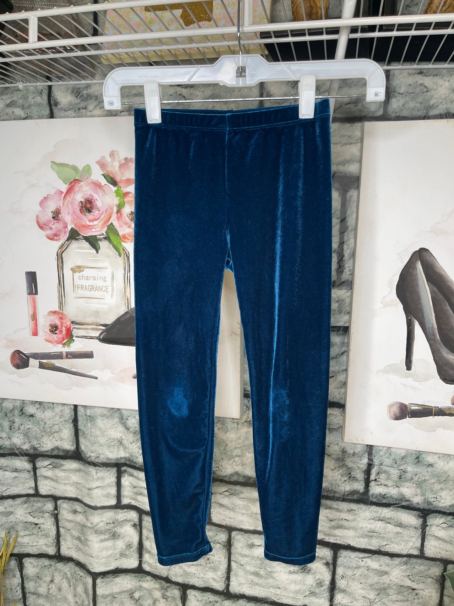 Shein Blue Tights Girls sz 6