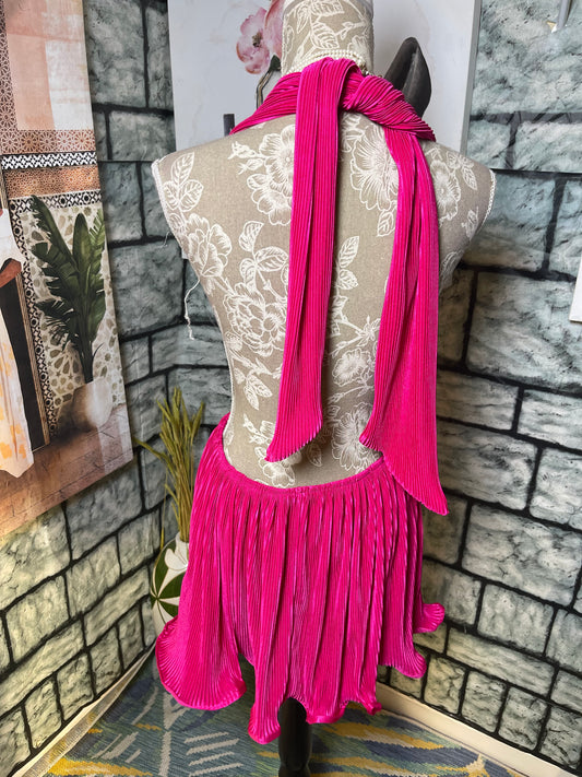 NEW Shein Pink Dress Women sz XS (can fit up to Medium)