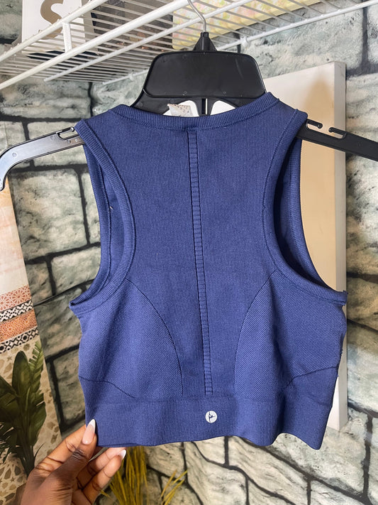 90 degree Blue Sports Bra Women sz Small