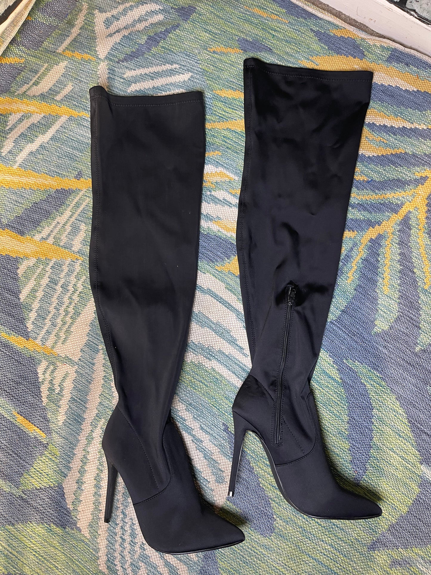 NEW Shoe Dazzle Black Tall Heels Women sz 10