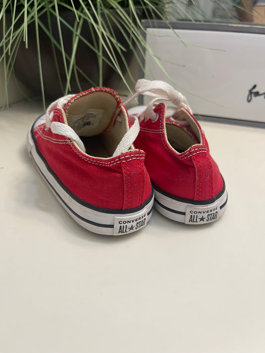 Converse Red Boys Girls sz 10