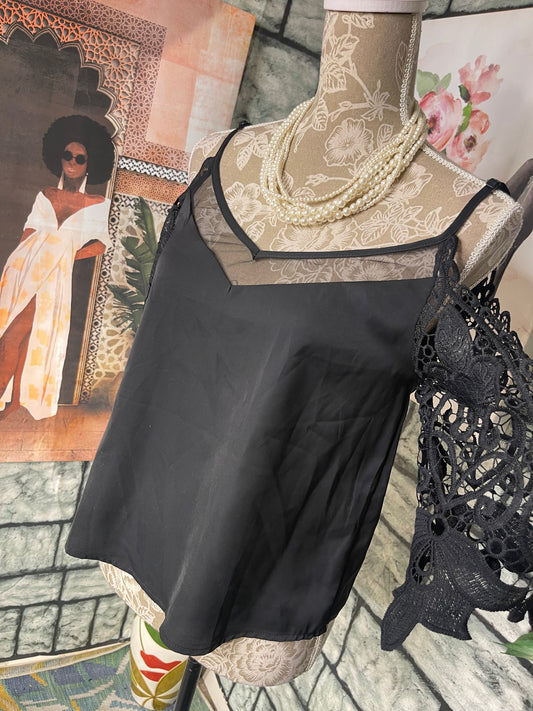 Shein Black Blouse Women sz Small