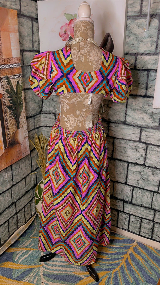 NEW Truth Colorful Dress Women sz Small