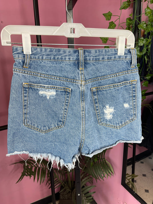 Shein Blue Short Jeans Women sz Small