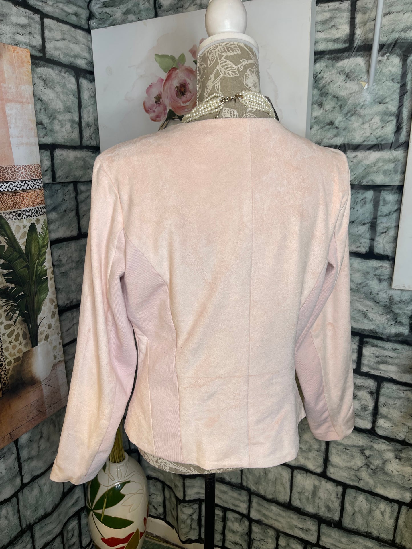 NEW H By Halston Pink Jacket Women sz 10