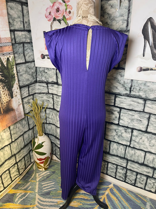 Zara Purple Jumpsuit Women sz Small