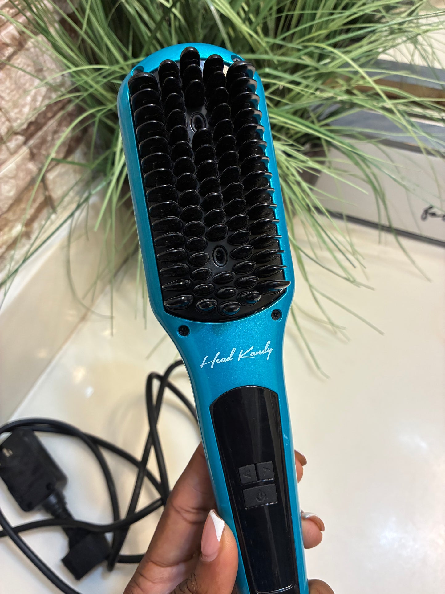 Head Kandy Blue Hair Straightener