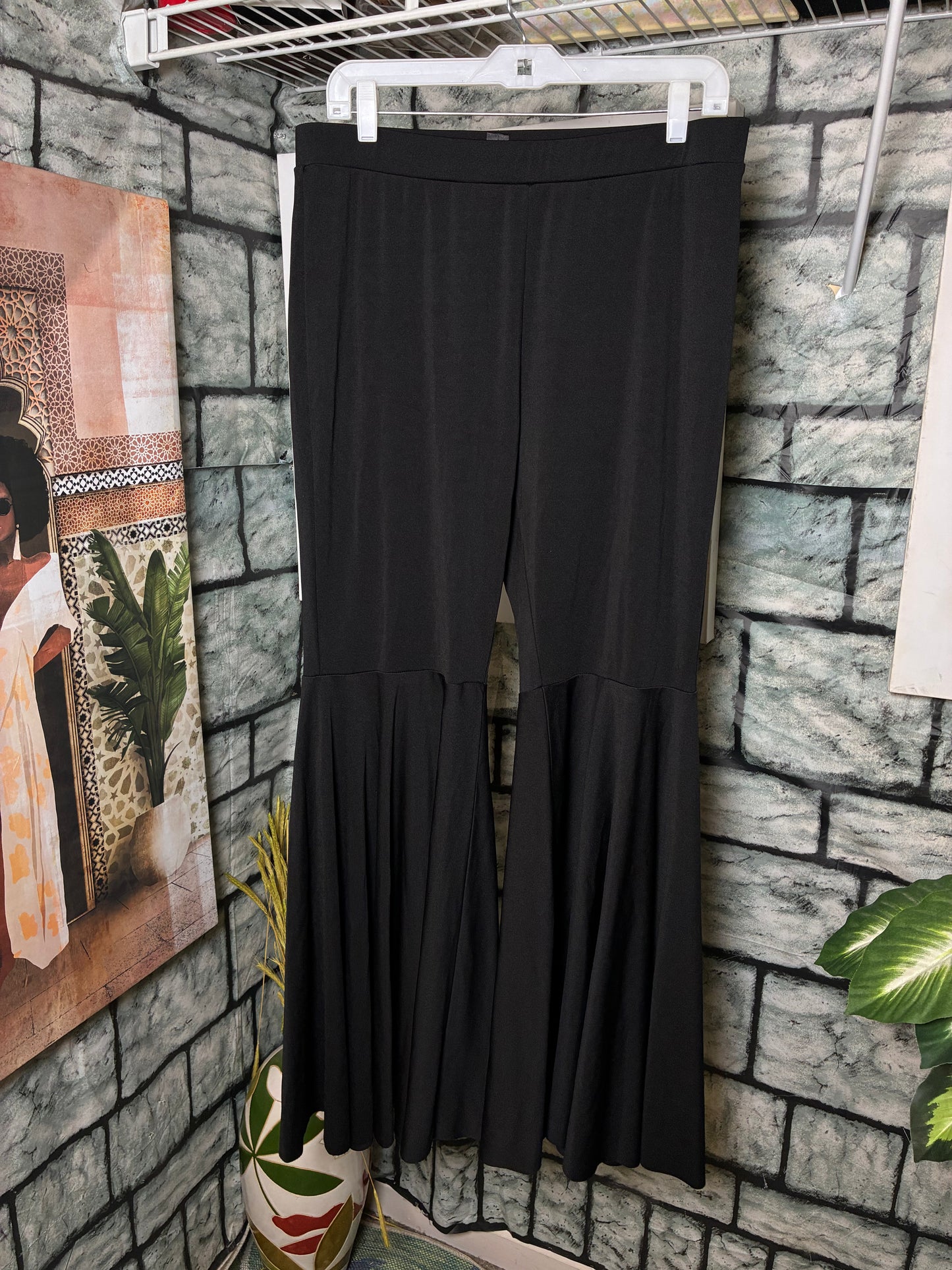 Shein Black Stretchy Pants Women sz 1XL