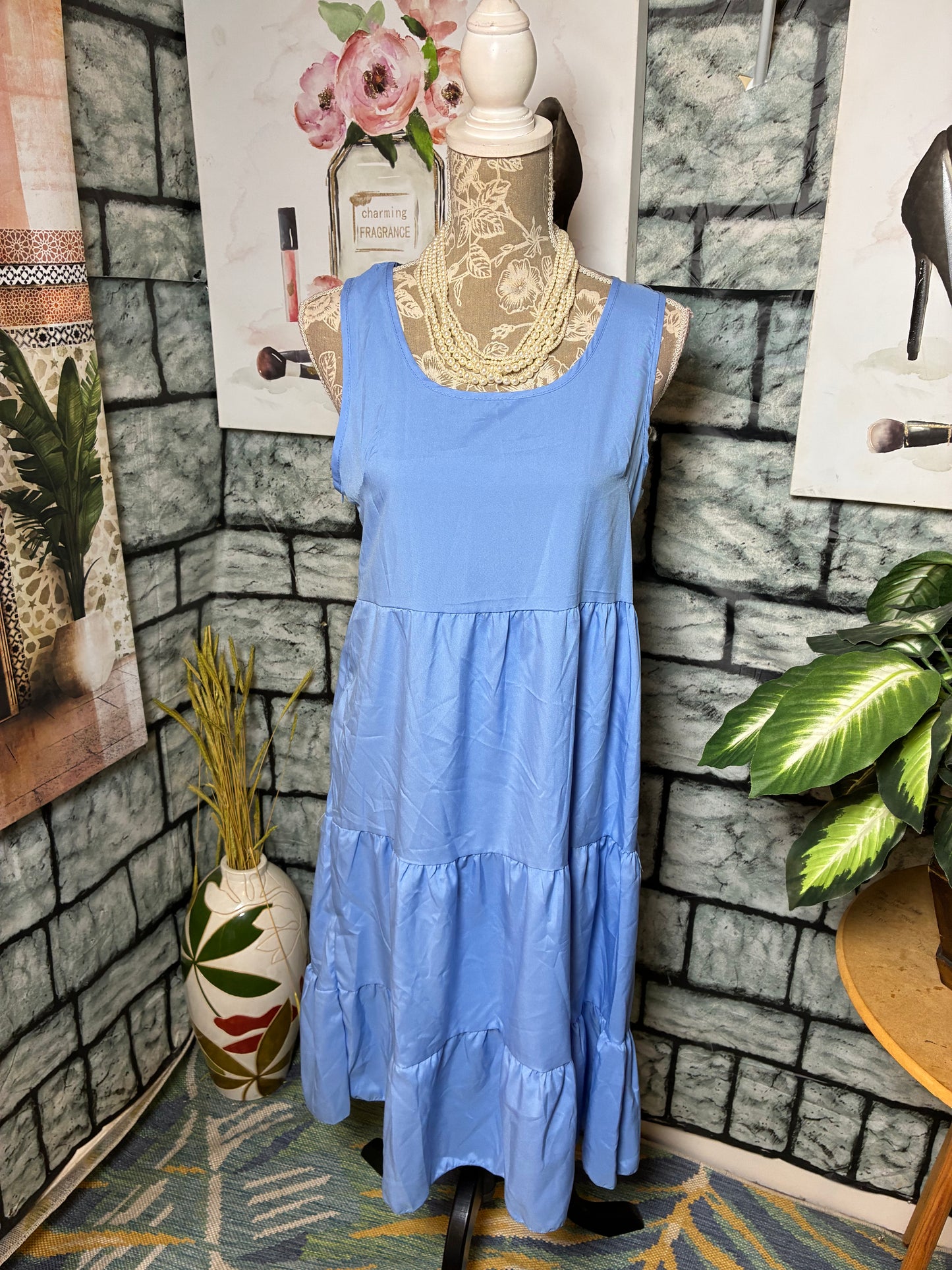Blue Dress Women sz Medium