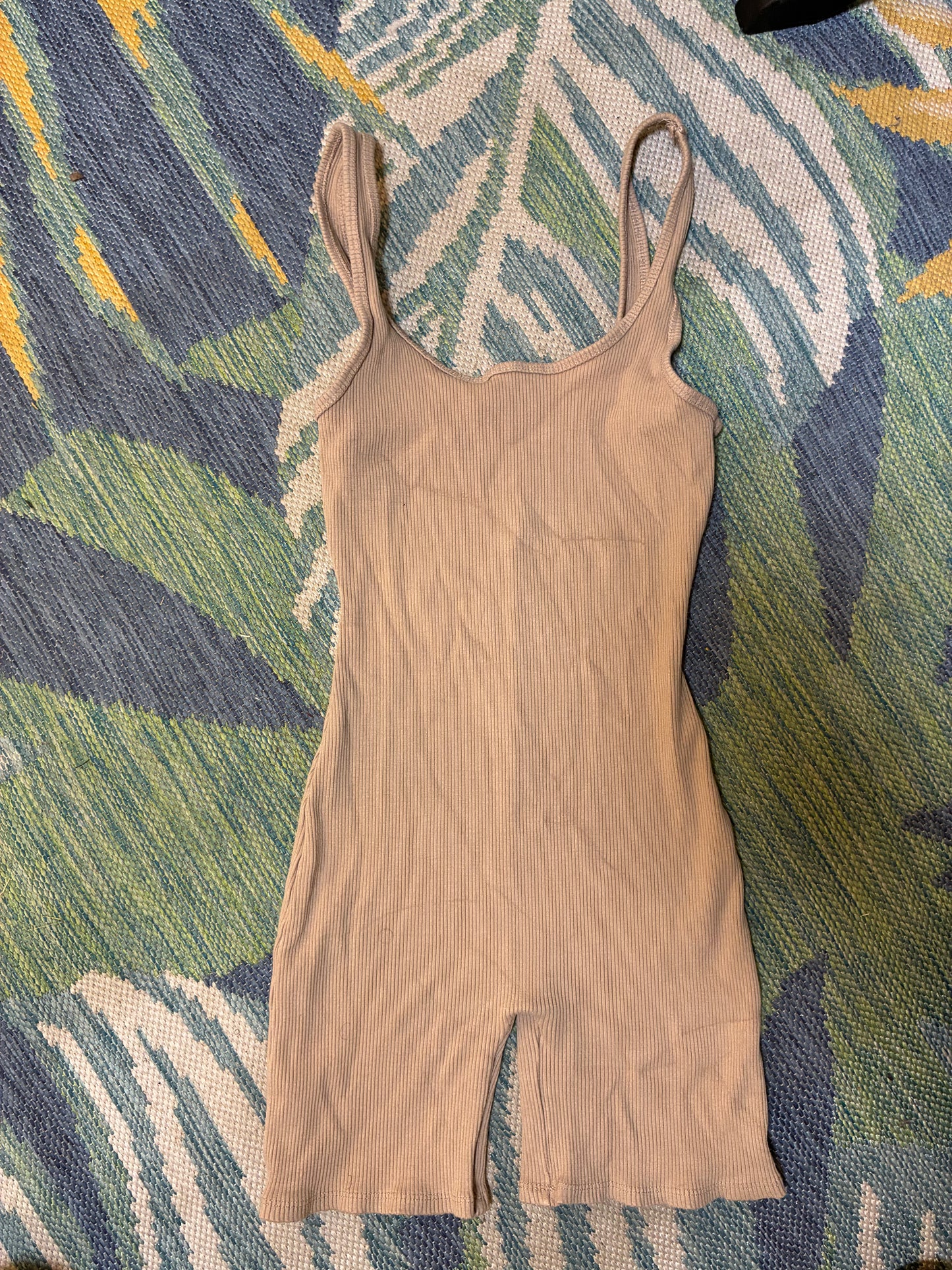 Love Tree Tan Romper Women sz Medium