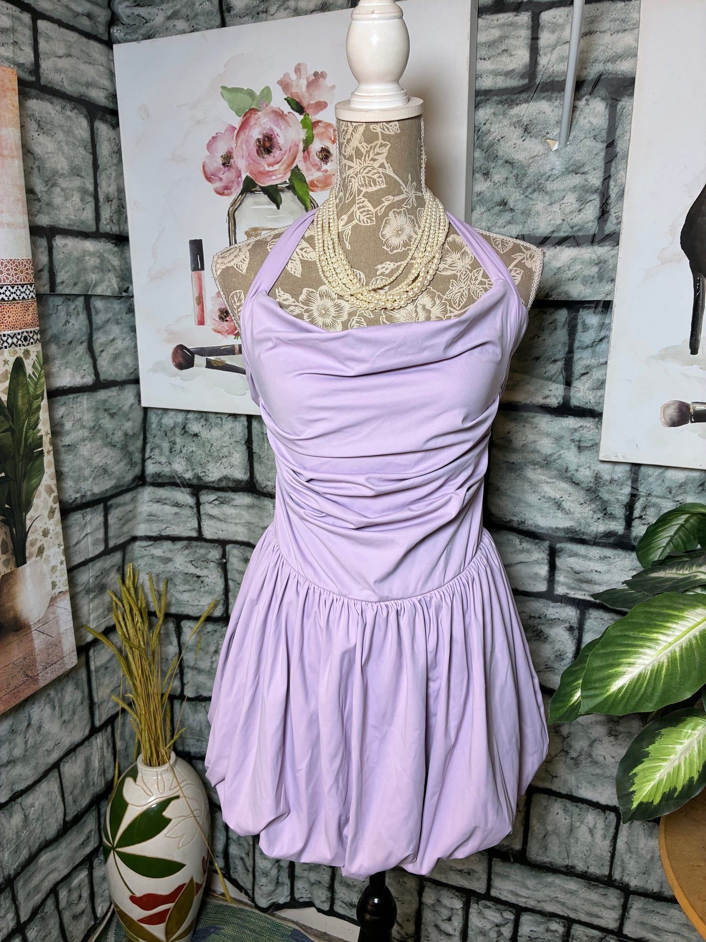 Purple Skort Dress Women sz Medium