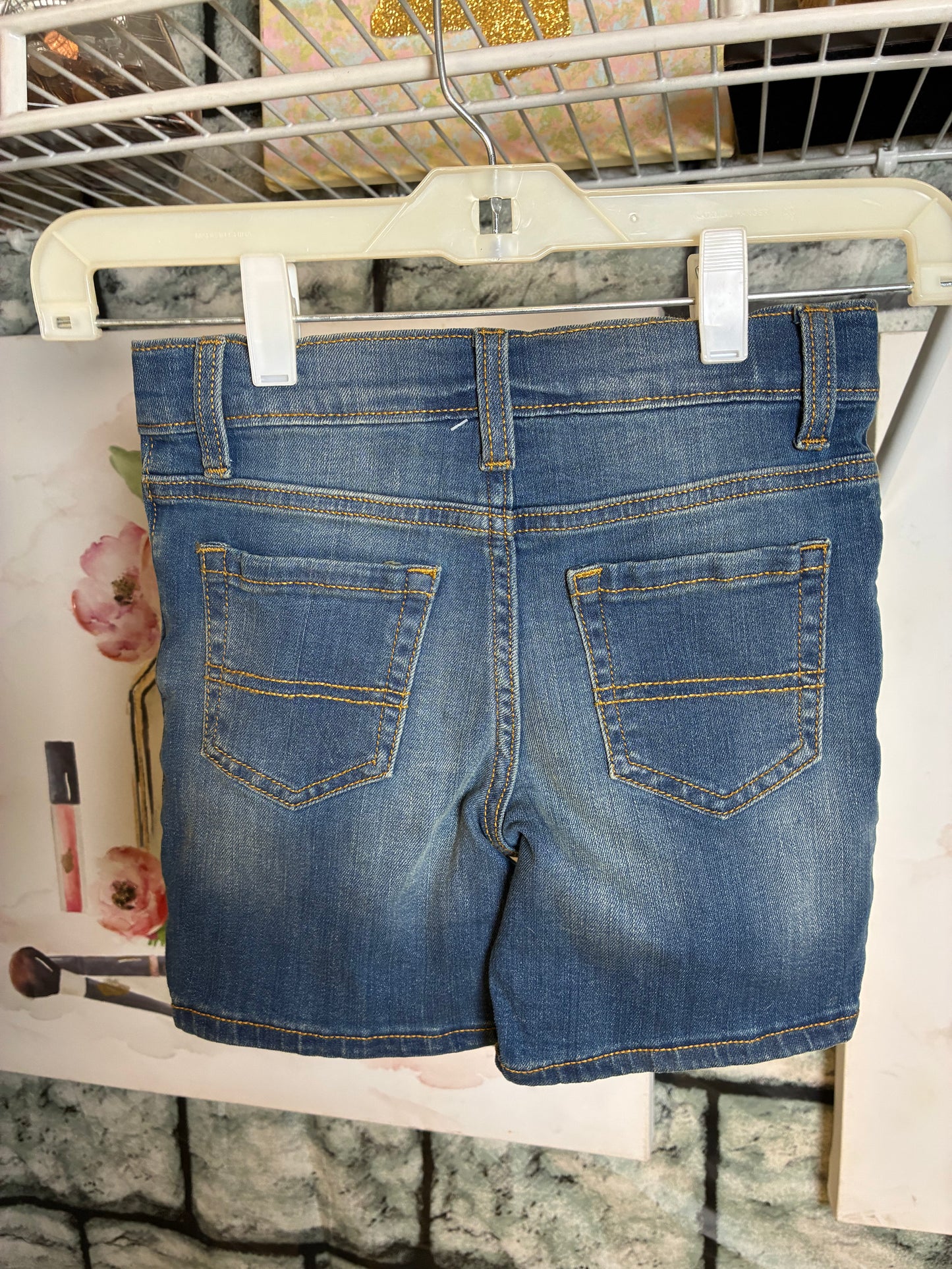 Childrens Place Blue Denim Shorts Boys sz 5