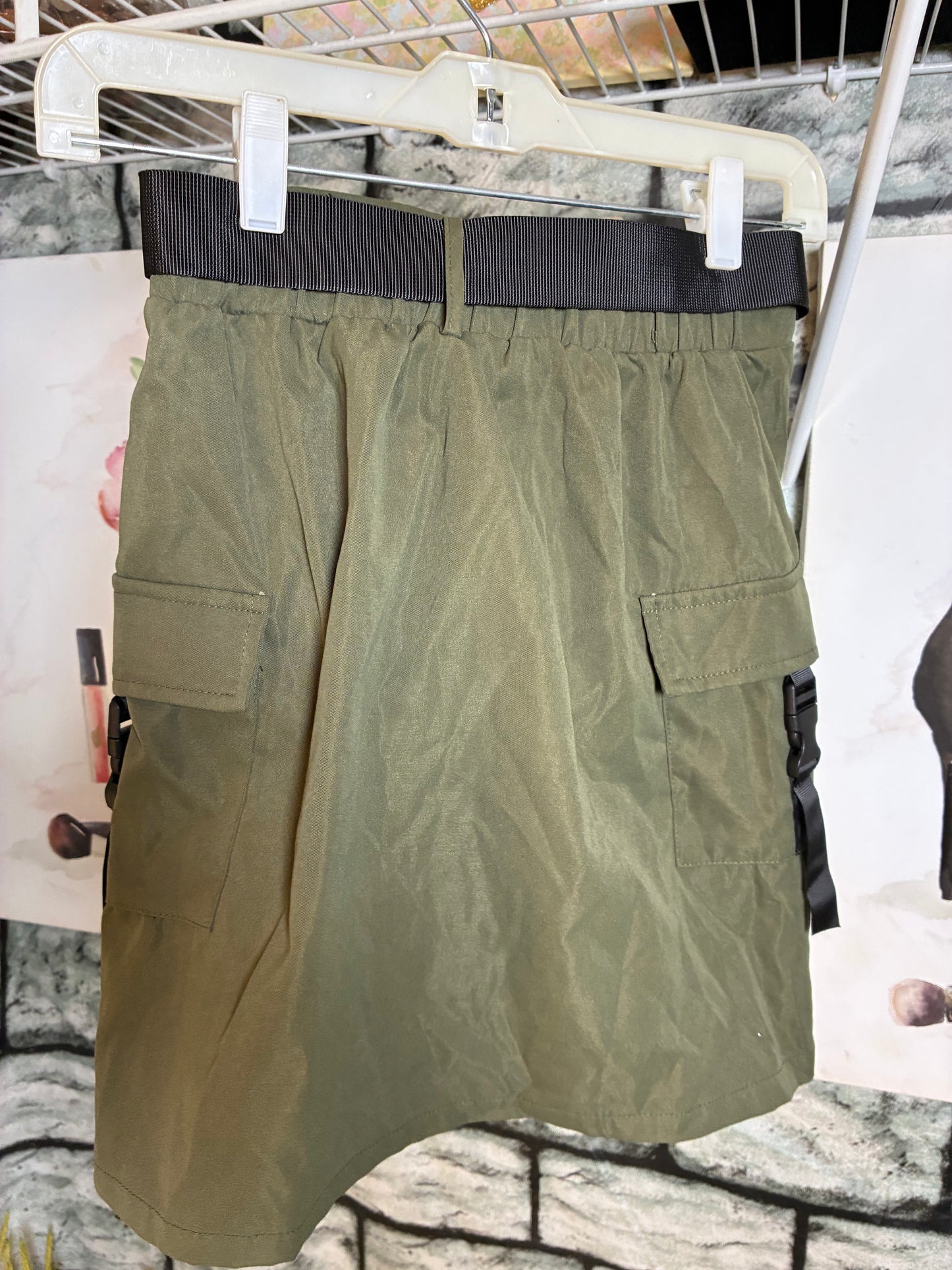 Shein Green Skirt Girls sz 11/12