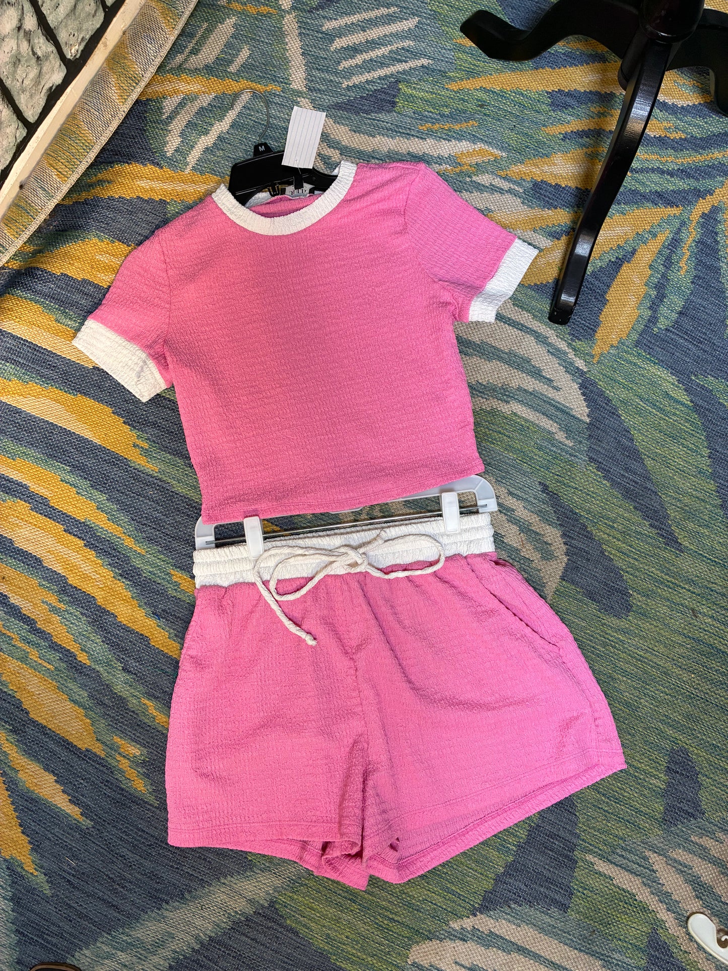 Julia Pink 2 Piece Set Women sz Medium