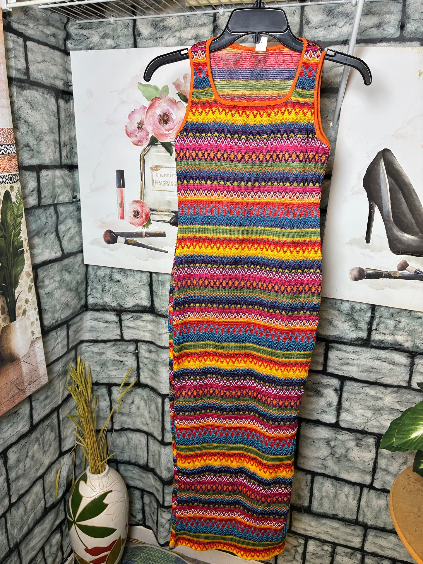Shein Colorful Dress Girls sz 12Y