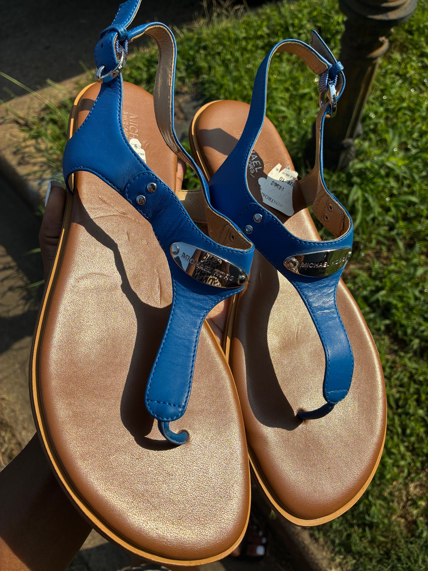 Michael Kors Blue Sandals Women sz 10