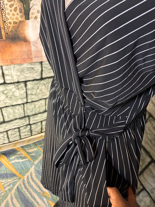 Kaileigh Black White Jumpsuit Women sz Medium