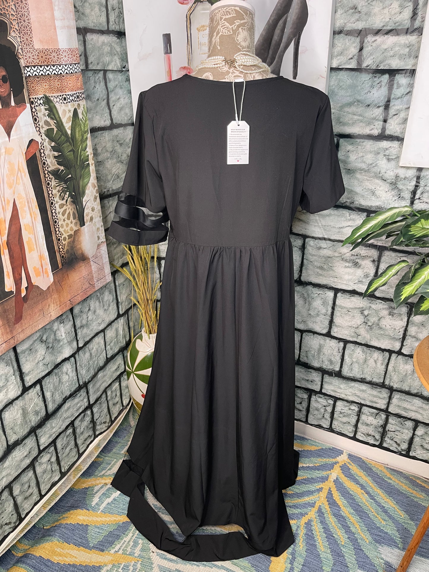 NEW Black Dress Women sz Large