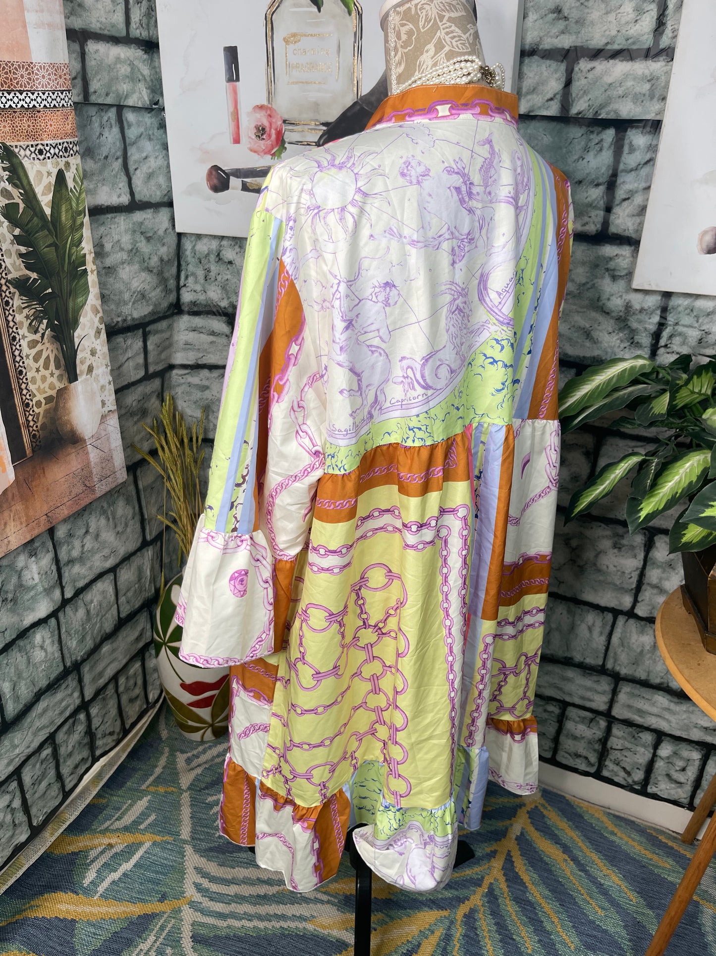 Colorful Dress Women sz 3XL