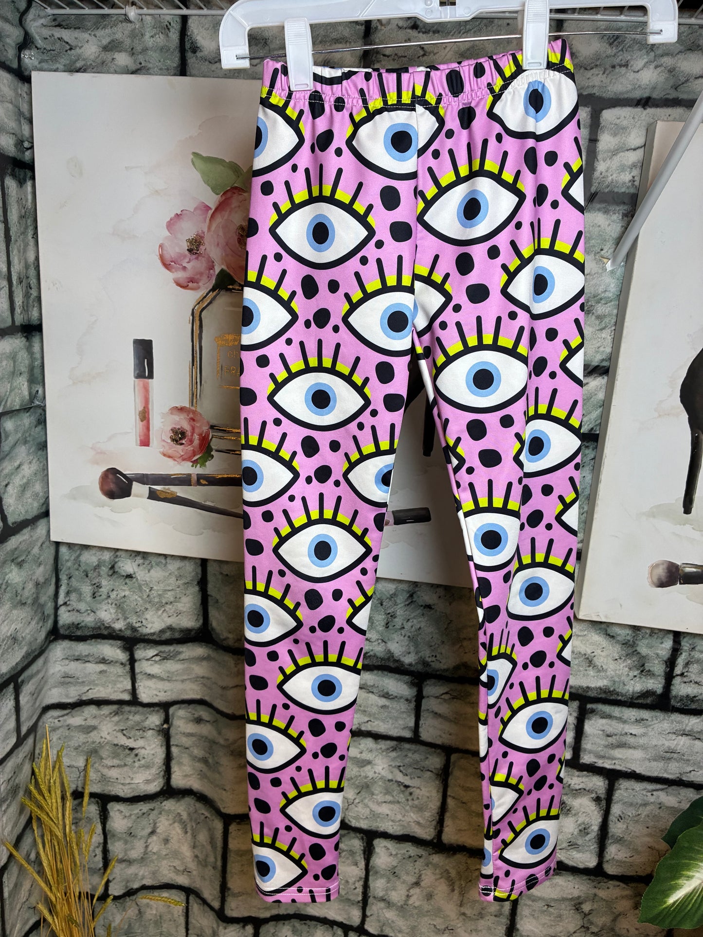 Lola Purple Eyes Tights Girls sz 10