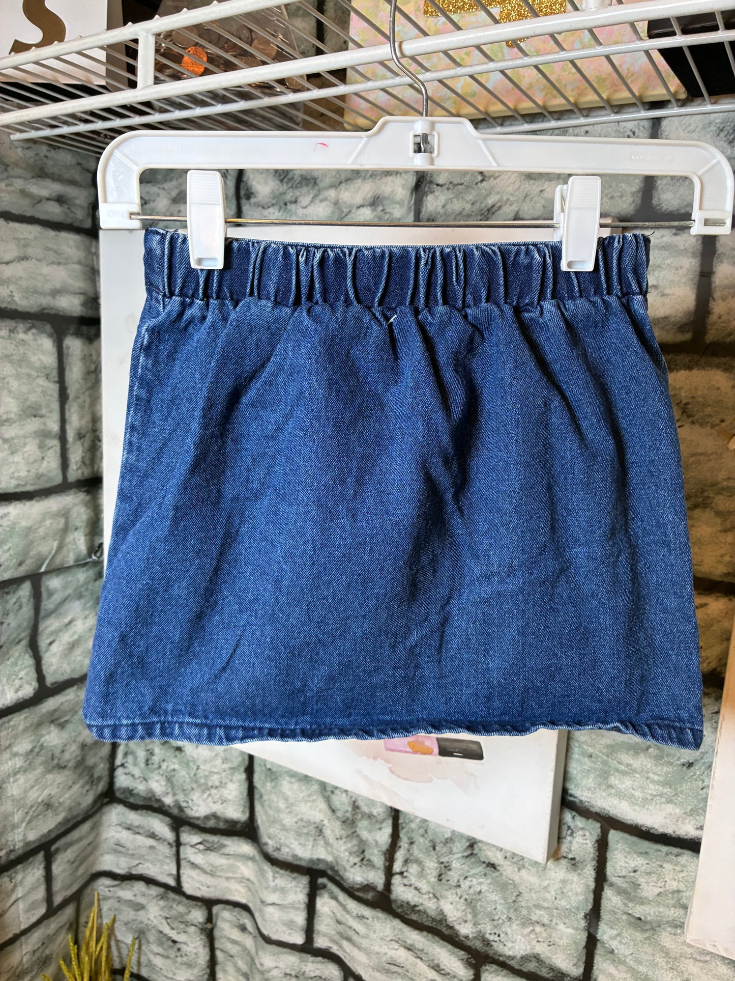 Blue Denim Skirt Girls sz 8