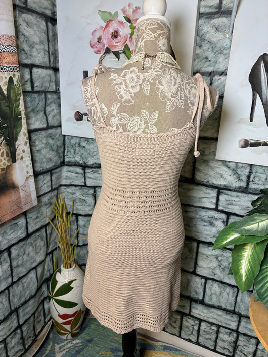 Olive Oak Tan Dress Women sz Medium
