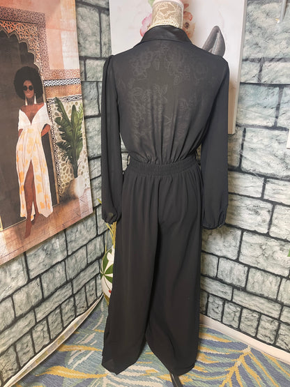 Fashion Nova Black Jumpsuit Women sz Medium