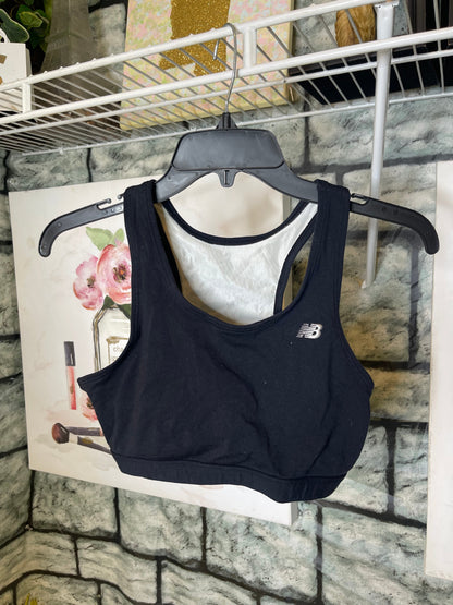 New Balance Black Sports Bra Women sz Small