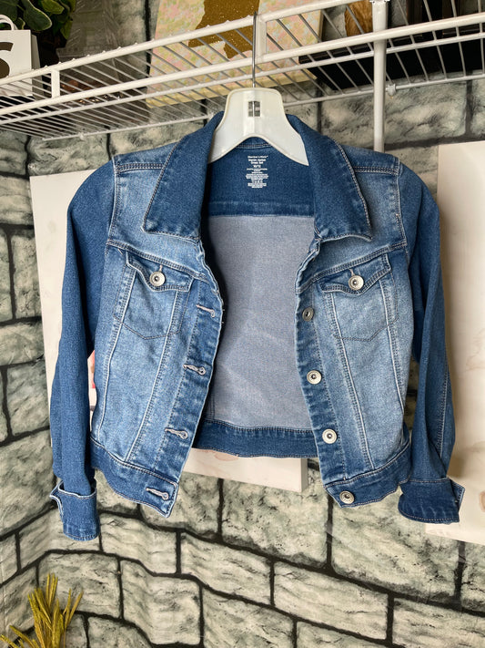 Members Marker Blue Denim Jacket Girls sz 10/12