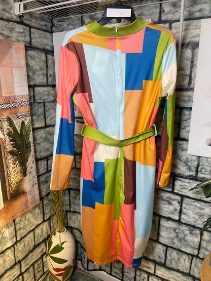 ChicMe Colorful Dress Women sz XL