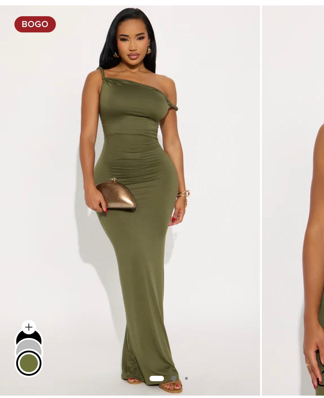 NEW Fashion Nova Green Dress Women sz Medium