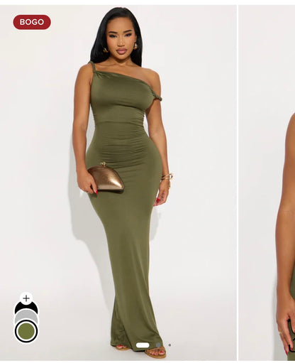 NEW Fashion Nova Green Dress Women sz Medium