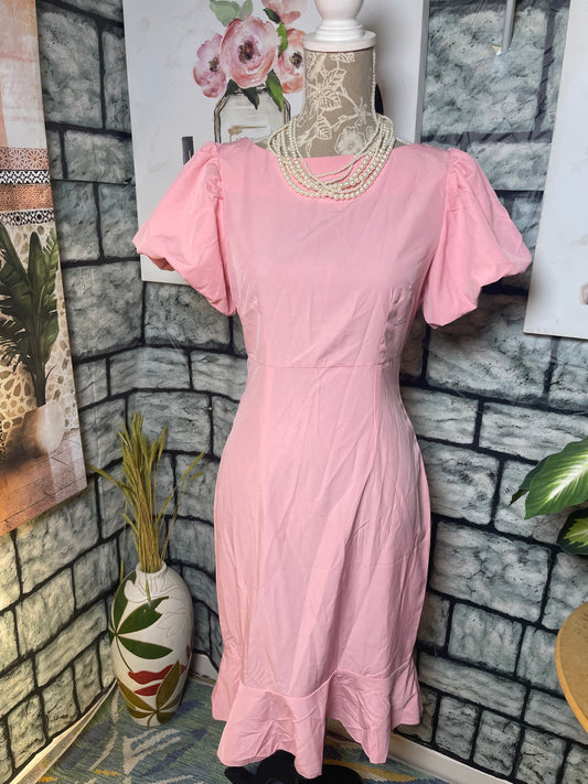 Shein Pink Dress Women sz Small