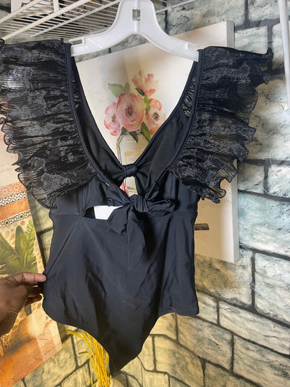 NEW Sporlike Black Swimsuit Women sz Small