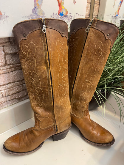 Corral Brown Cowboy Boots Women sz 6.5