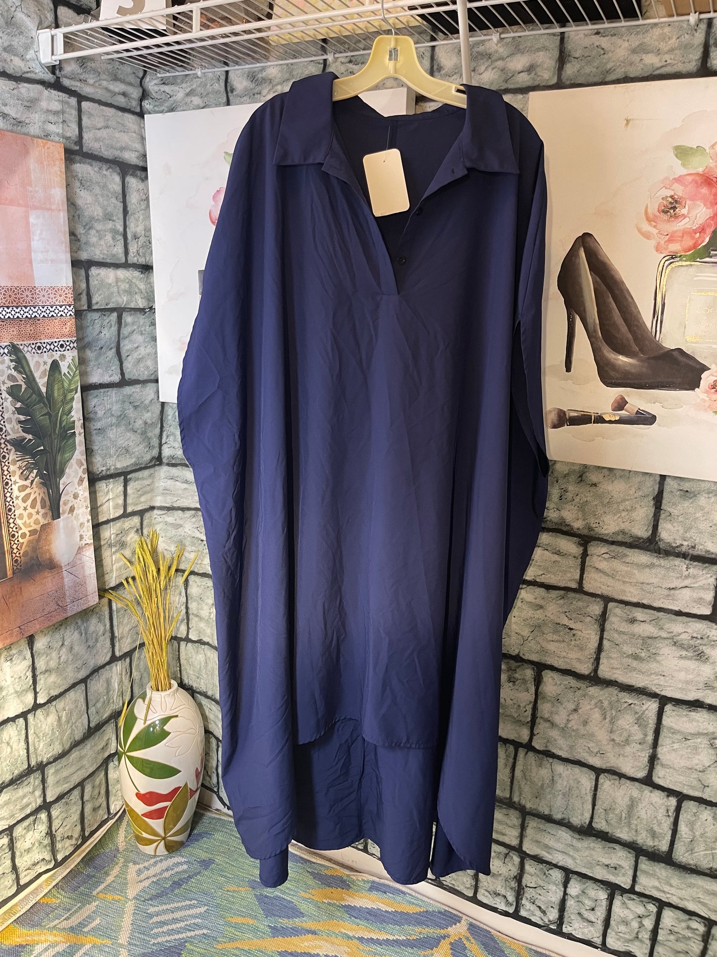 Blue Dress Women sz 4XL
