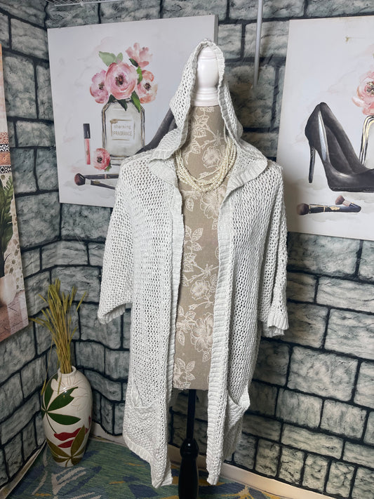 Ecote Off White Cardigan Women sz Large