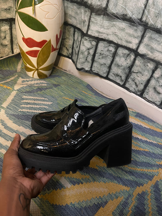 A New Day Black Heels Women sz 9.5