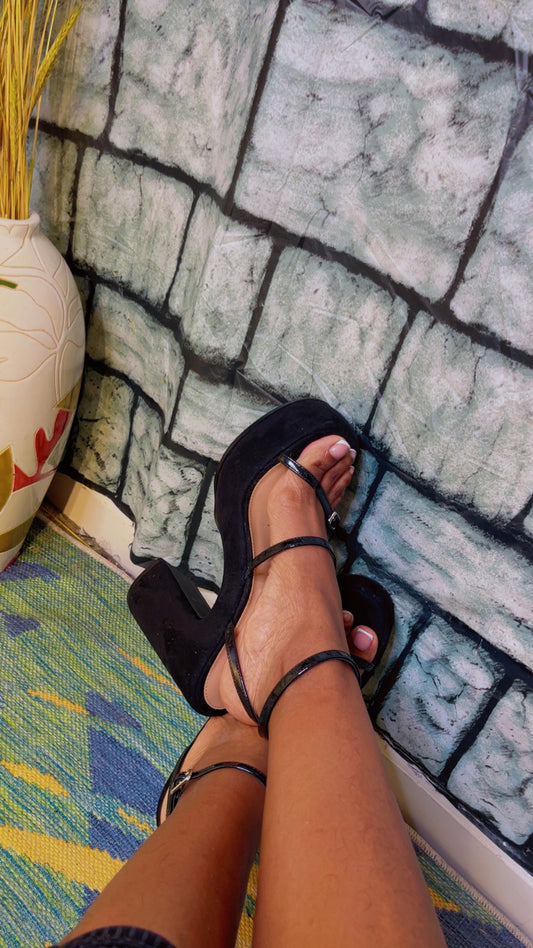 Steve Madden Black Heels Women sz 11