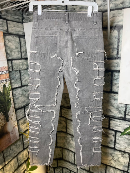 Gray Deanim Jeans Boys sz 14