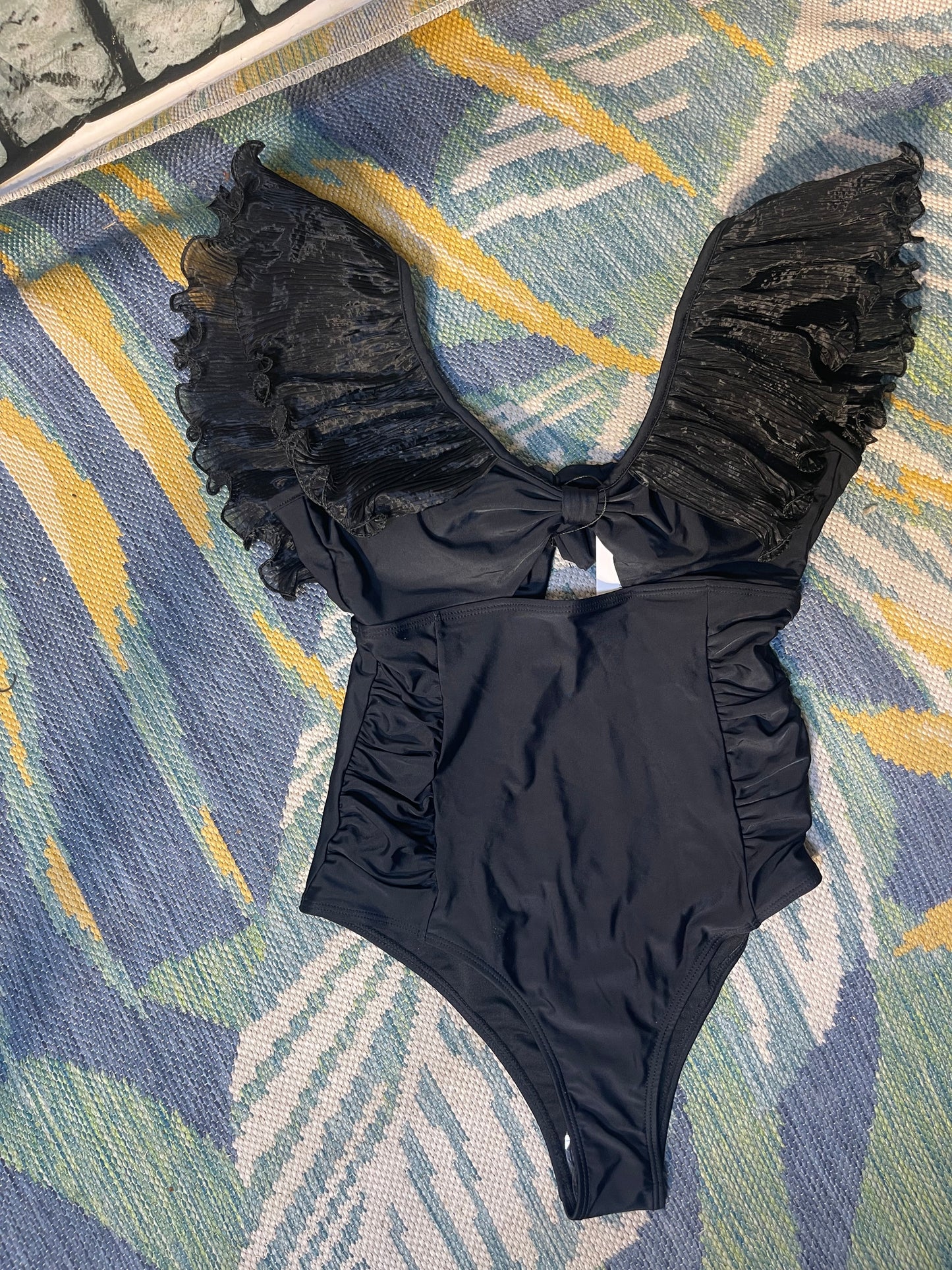 NEW Sporlike Black Swimsuit Women sz Small