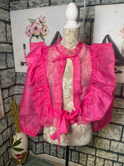 NEW Joy & Ash Pink Blouse Women sz Medium